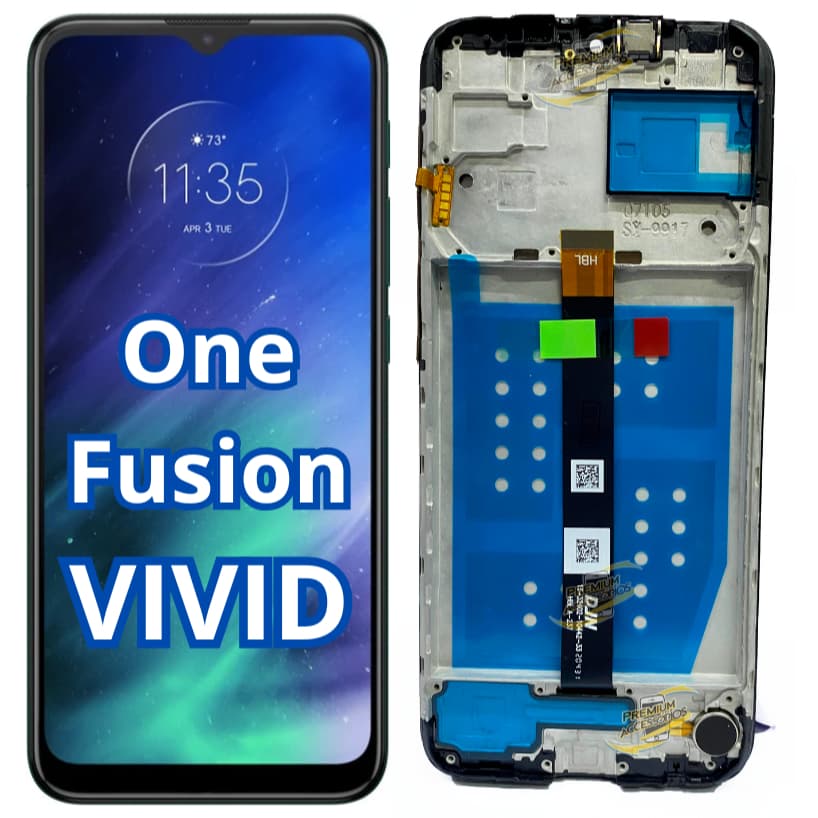 Tela Touch Frontal Display VIVID Compatível ONE FUSION xt-2073 QUALIDADE PREMIUM PRO -  A Pronta Entrega