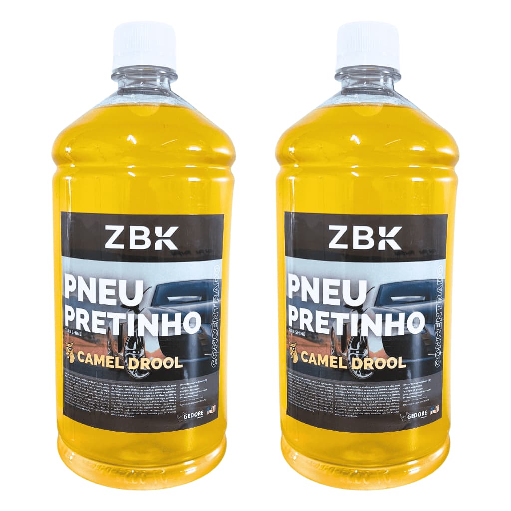 Kit 2 Pretinho Baba de Camelo Automotivo Concentrado 500ml