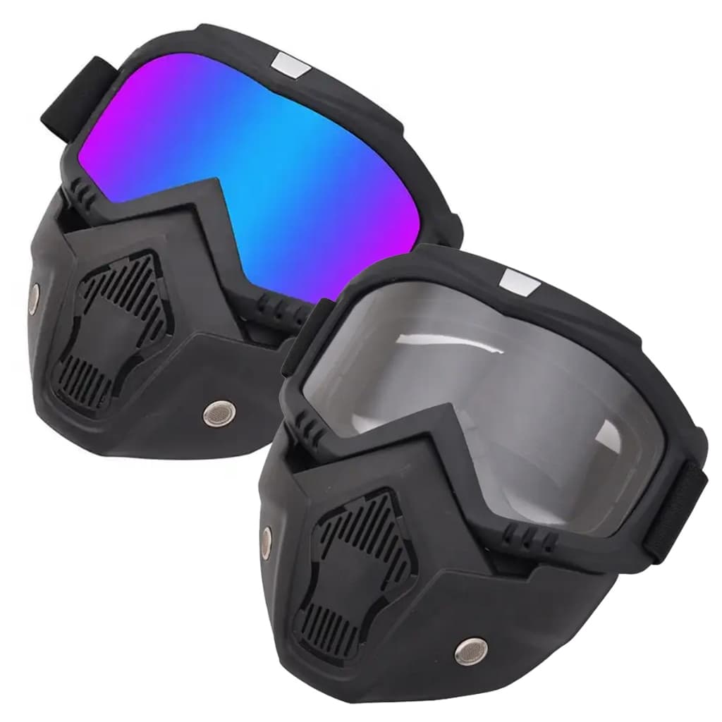 Óculos Motociclista Máscara Motocross Moto Bike Capacete