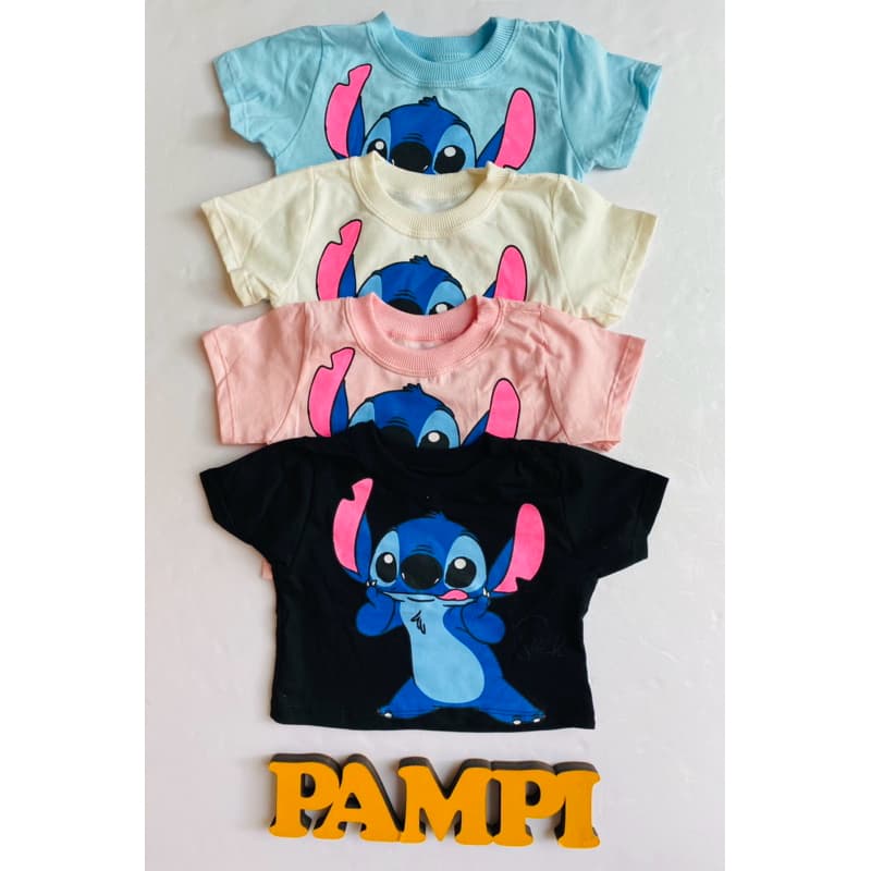 Cropped Stitch Infantil E Juvenil Para Meninas TAM 4 A 14 Anos