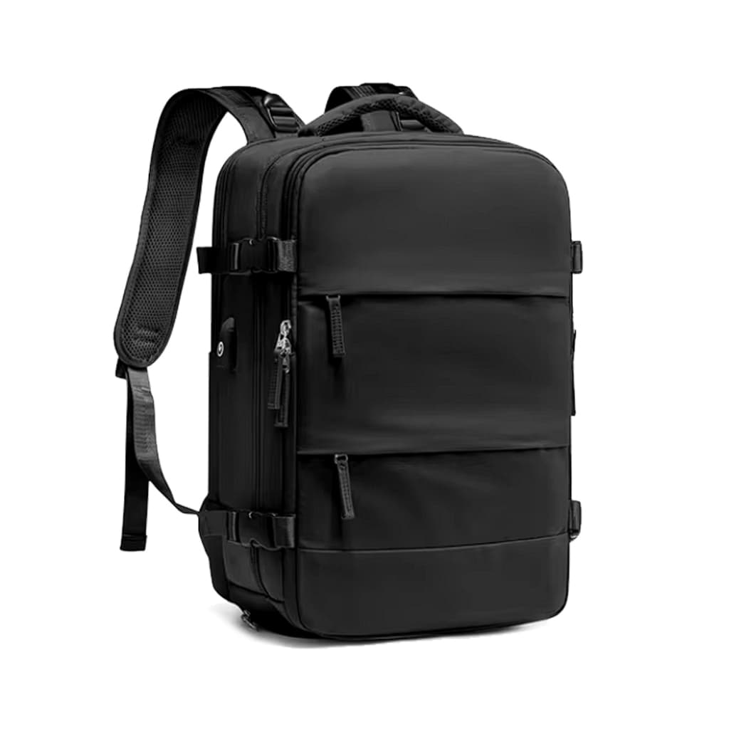 Mochila Impermeável Expansível Notebook Usb Reforçada Trilha Viagem Multifuncional