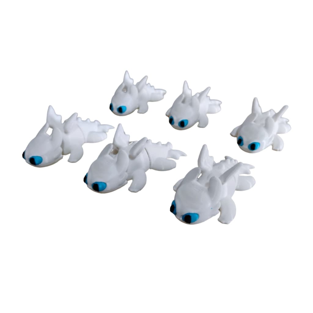 Mini Light Fury (Fúria da Luz) Como Treinar seu Dragão filme Lembrancinha