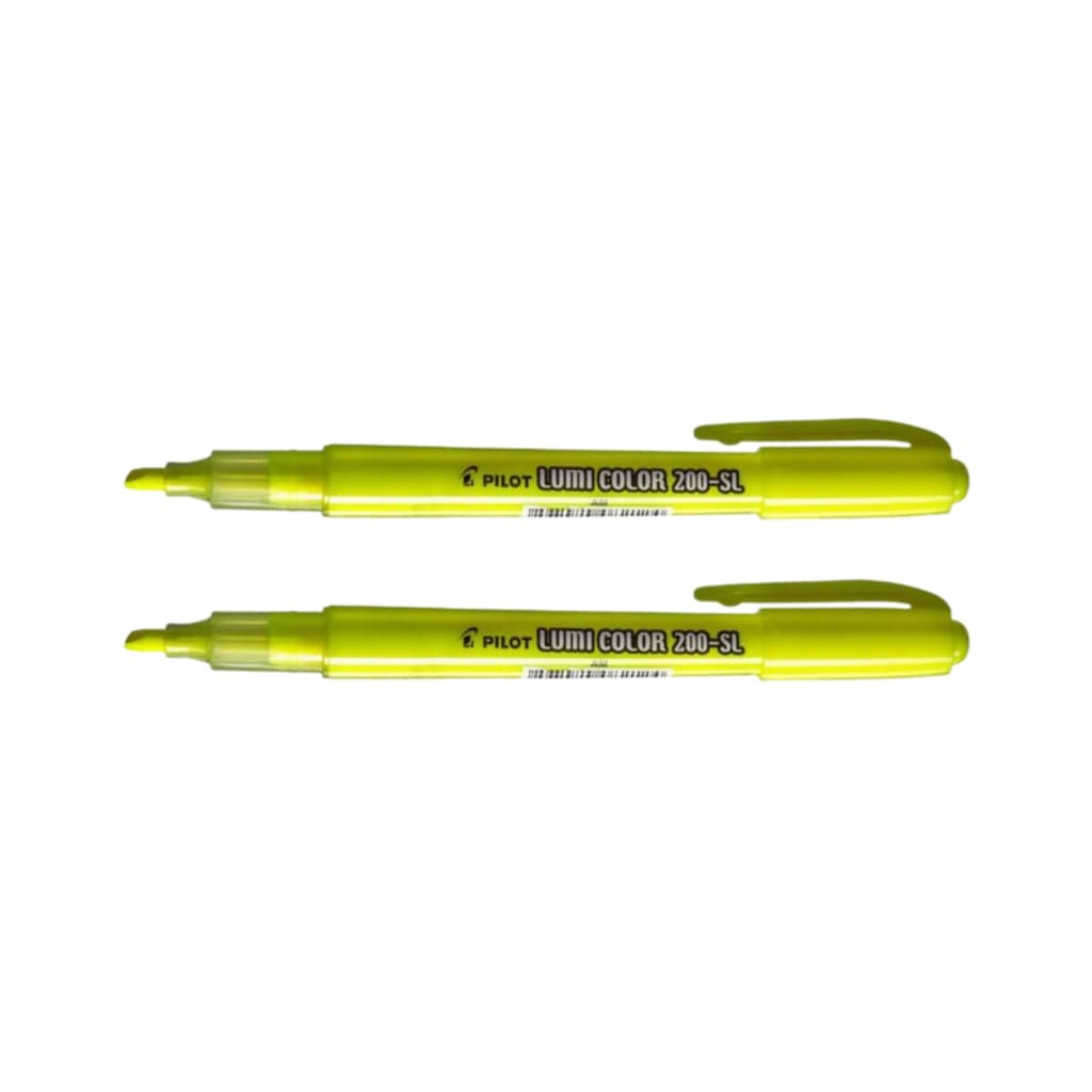 Caneta Marca texto LUMI CORLOR  200 SL AMARELA - PILOT - 02 Unidades