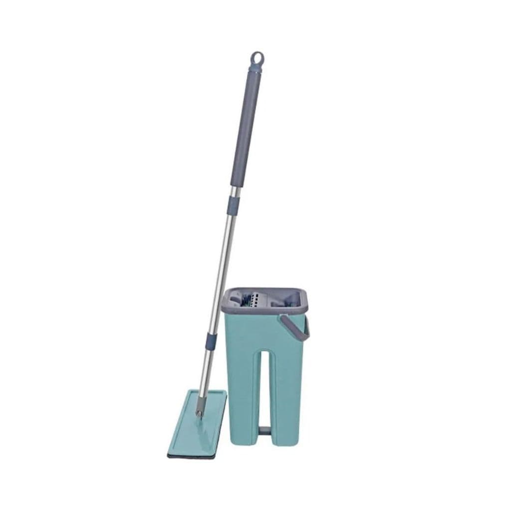 Mop Flat 4l Balde Esfregão lava e seca + Refil