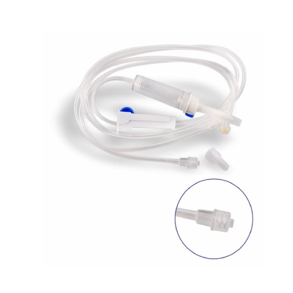 Equipo Macrogotas Injetor Lateral Luer Lock