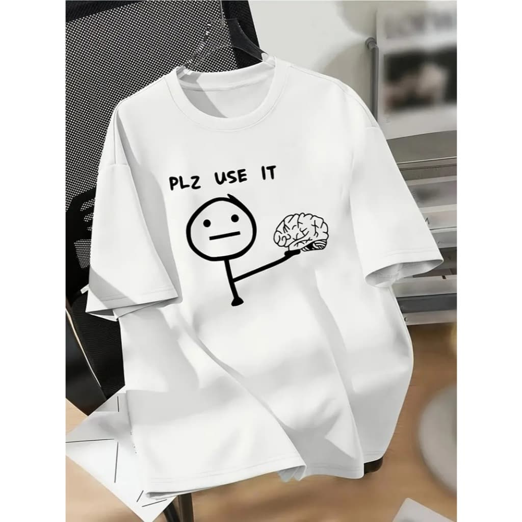 Camiseta Básica Plz Use It Masculina Feminina Algodão Camisa Unissex StreetWear