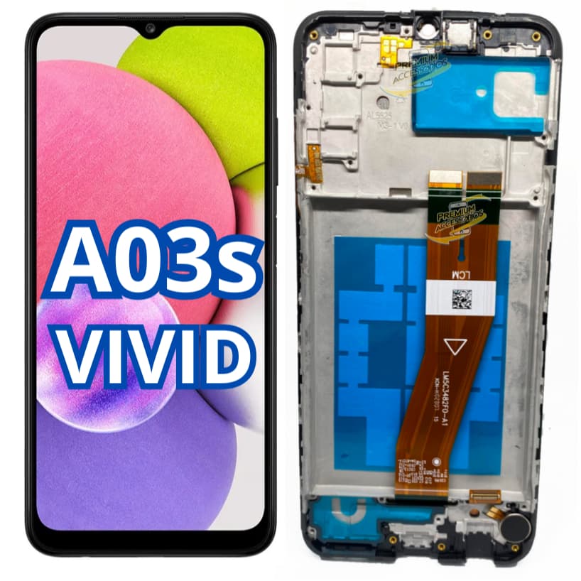 Tela Touch Frontal Display VIVID Compatível A03s A037m QUALIDADE PREMIUM PRO - A PRONTA ENTREGA