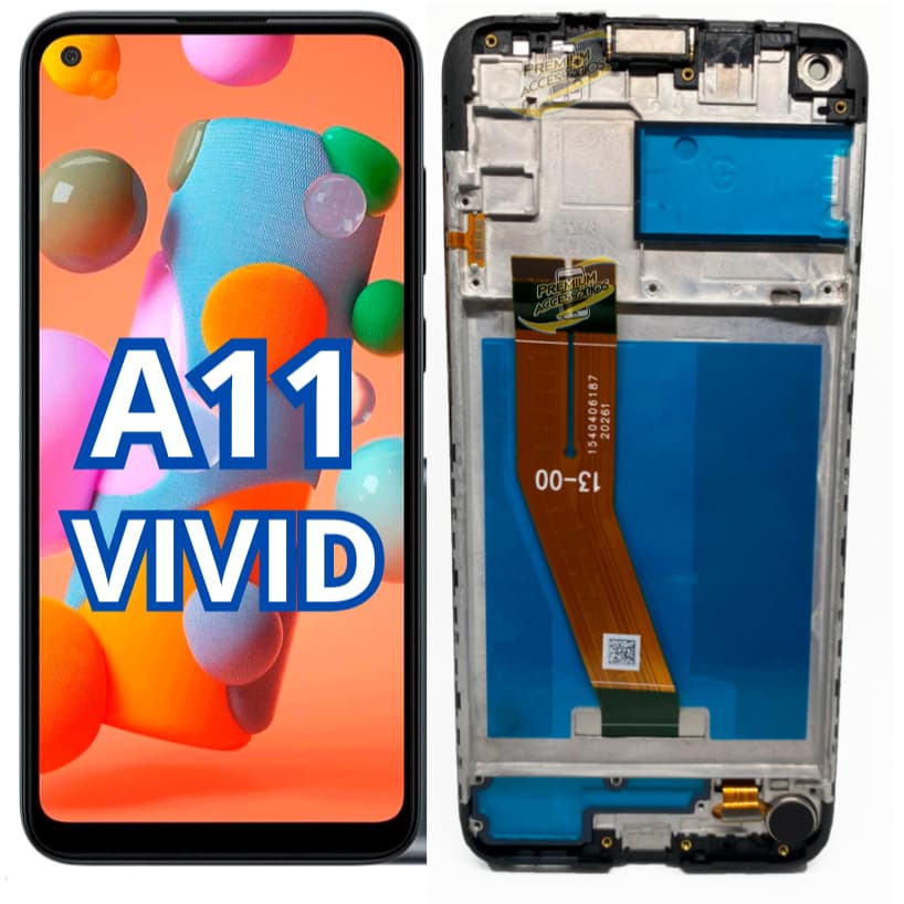 Tela Touch Frontal Display VIVID Compatível  A11  A115 QUALIDADE PREMIUMA - A Pronta Entrega