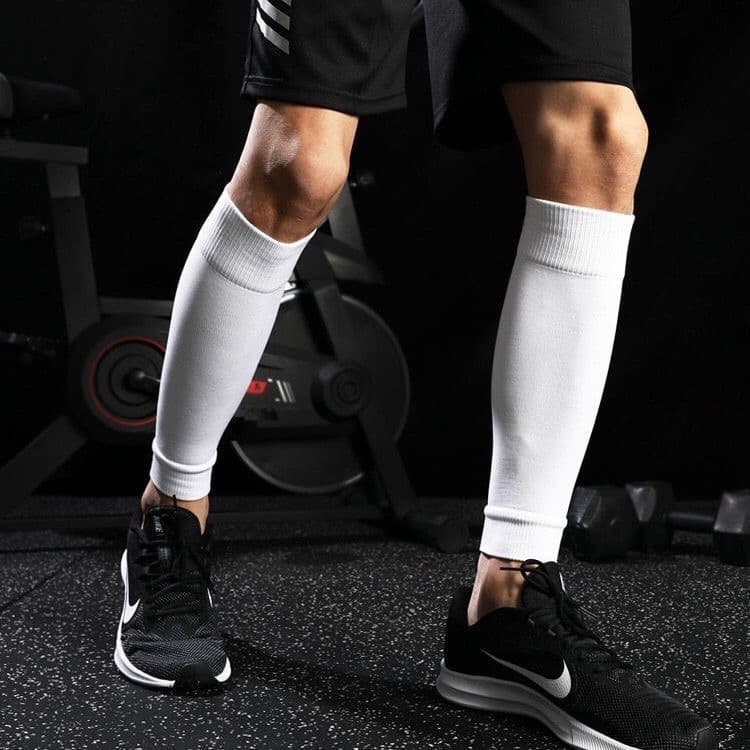 Kit 4 pares/Meião Suporte Para Caneleira Cortado Canelito Futebol Meia Par Cores