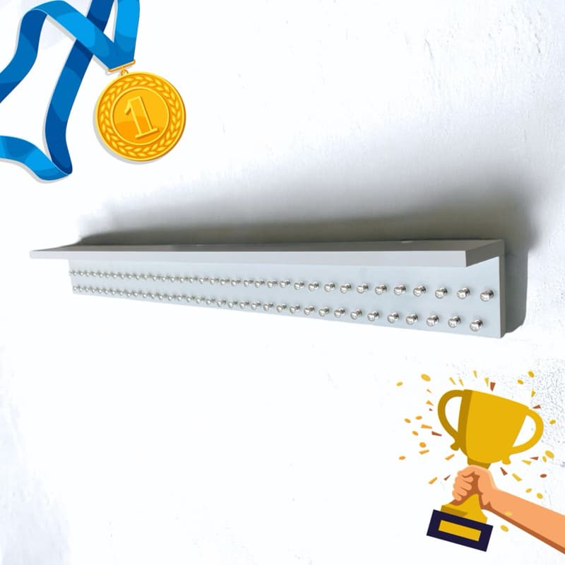 Porta Medalhas 90cm com 60 Pinos Para Pendurar Medalhas