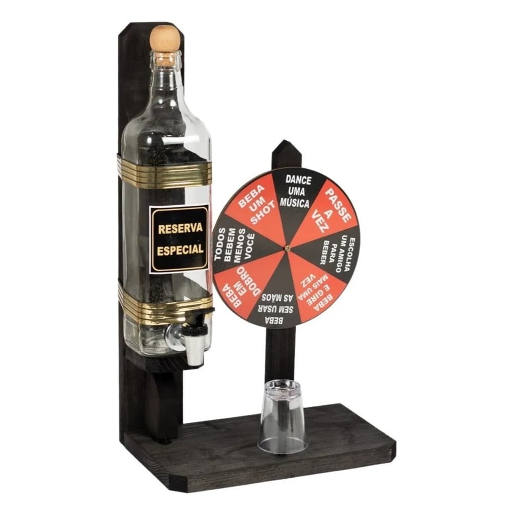 Pingometro roleta bebida drink shot pubs brincadeiras entretenimento diversão presente envio imediato