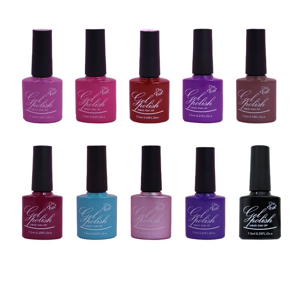 10 Esmalte em Gel Led/Uv Esmaltes Polish Gel Kit Unha de Gel