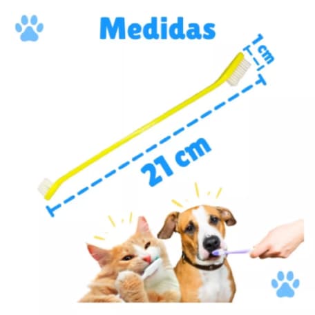 Escova de Dente para Cachorro e Gato 21 Cm