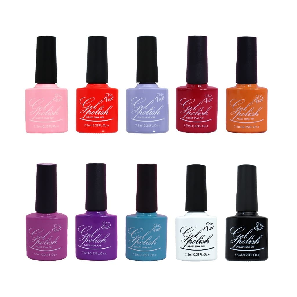 10 Esmalte em Gel Led/Uv Esmaltes Polish Gel Kit Unha de Gel