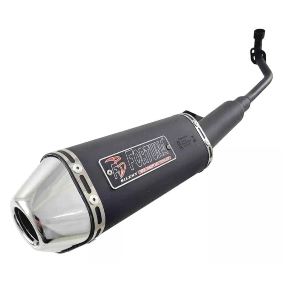 Escapamento Moto Honda Biz 125 2009 A 2024 Mini Tri Oval F1 Fortuna
