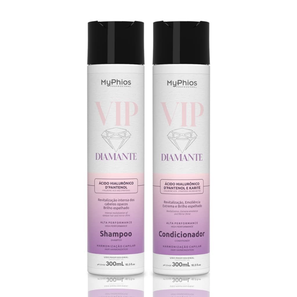 Kit Shampoo e Condicionador VIP DIAMANTE MyPhios