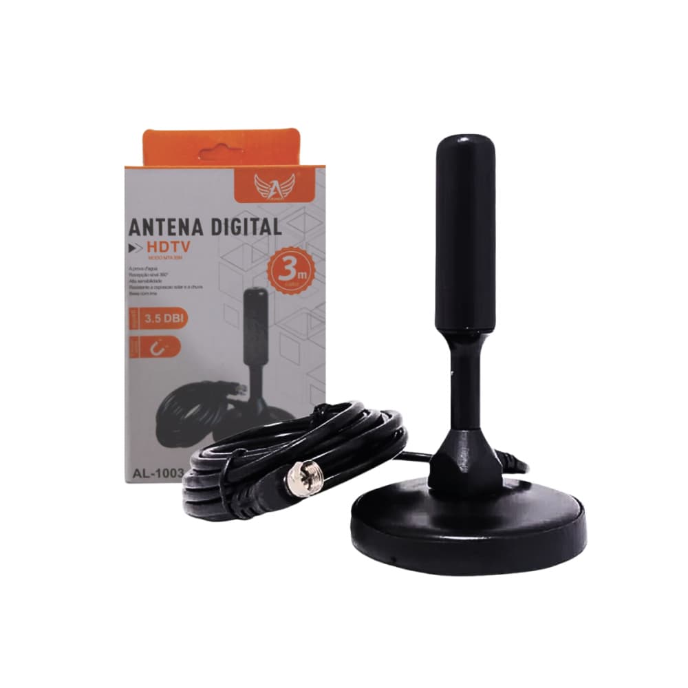 Antena Digital HDTV 3 metros 3.5 DBI Altomex AL-1003