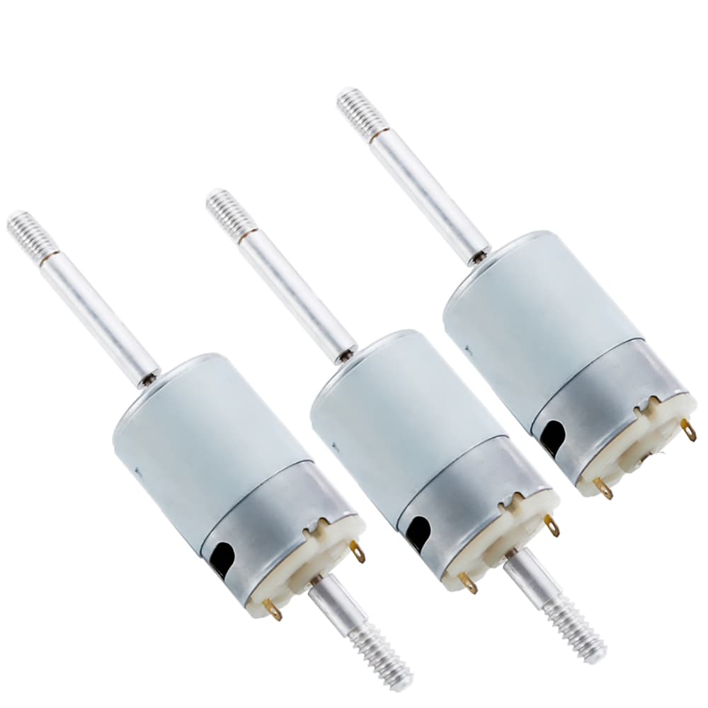 Motor DC 12V Modelo 555 554 6500RPM 30W Kit ate 5 peças