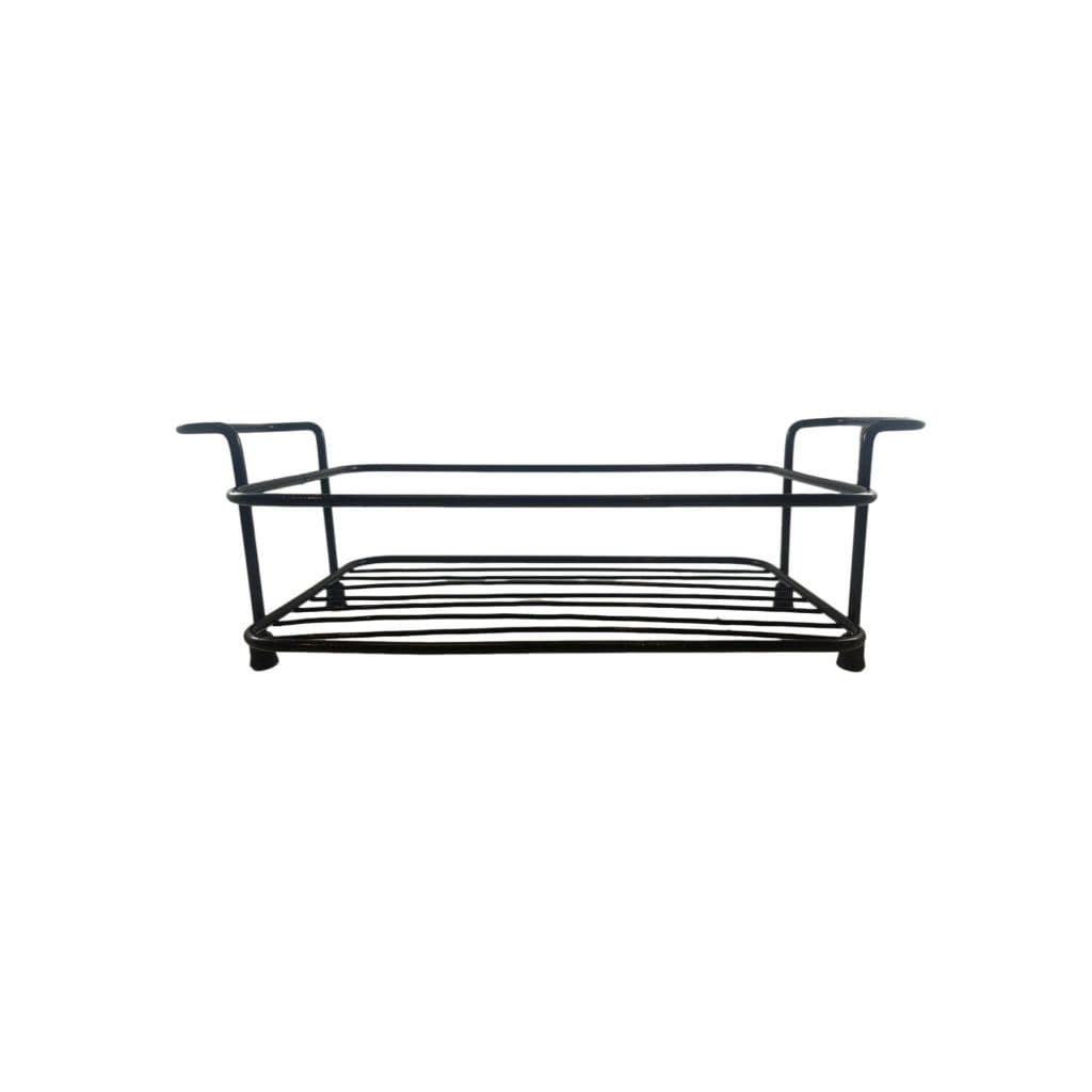 Suporte Para Tempero Preto Condimento Cozinha Sal Mesa