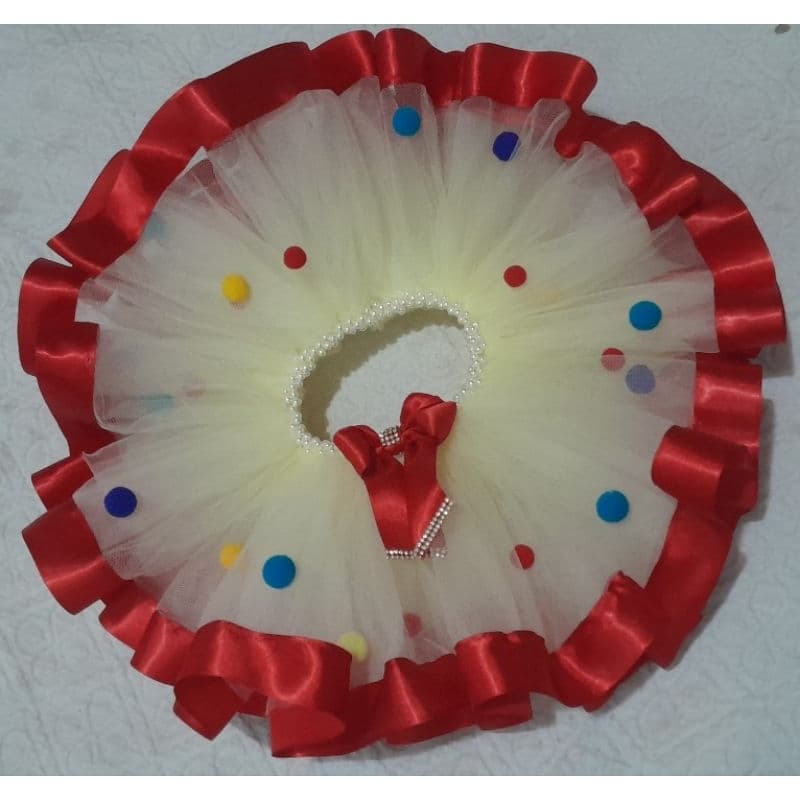Saia tutu circo palhacinha fantasia