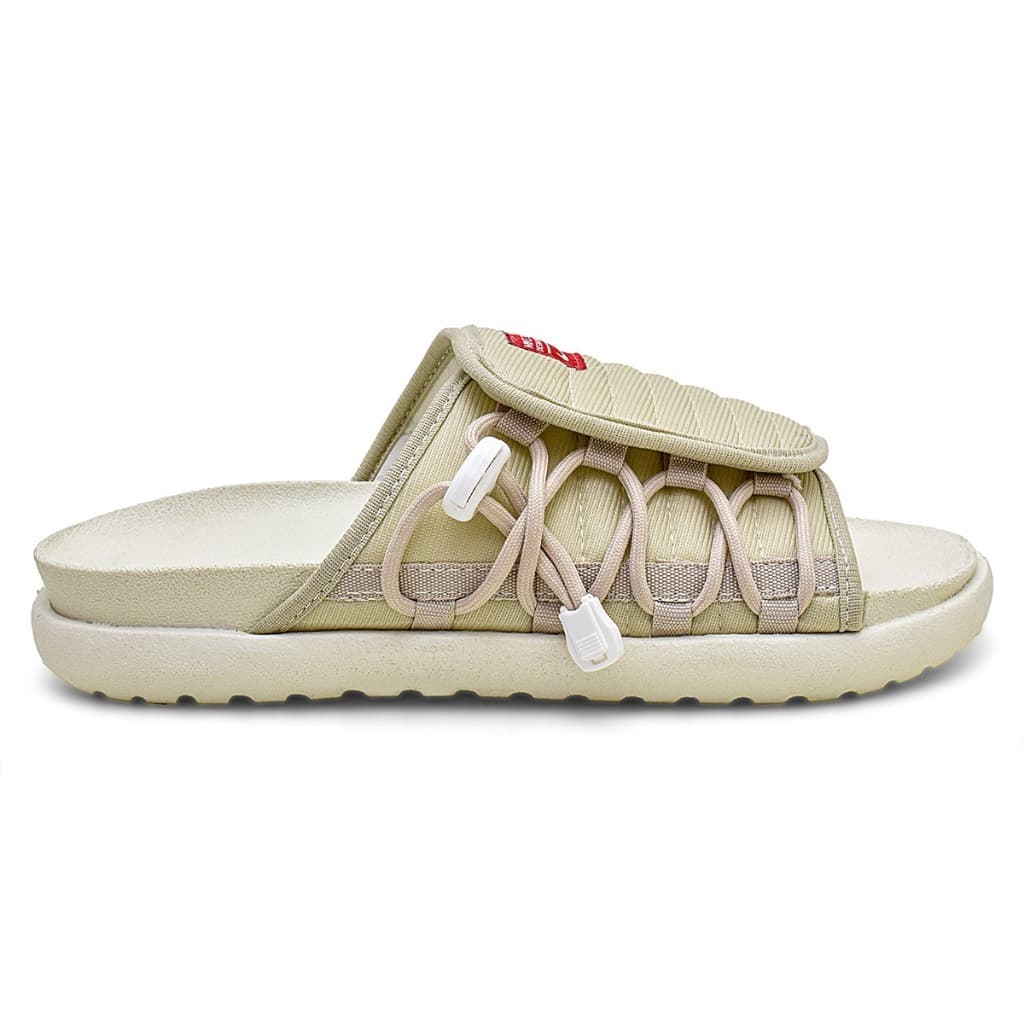 Chinelo Confortável e Respirável - Design Moderno com Ajuste Personalizável - creme/bege