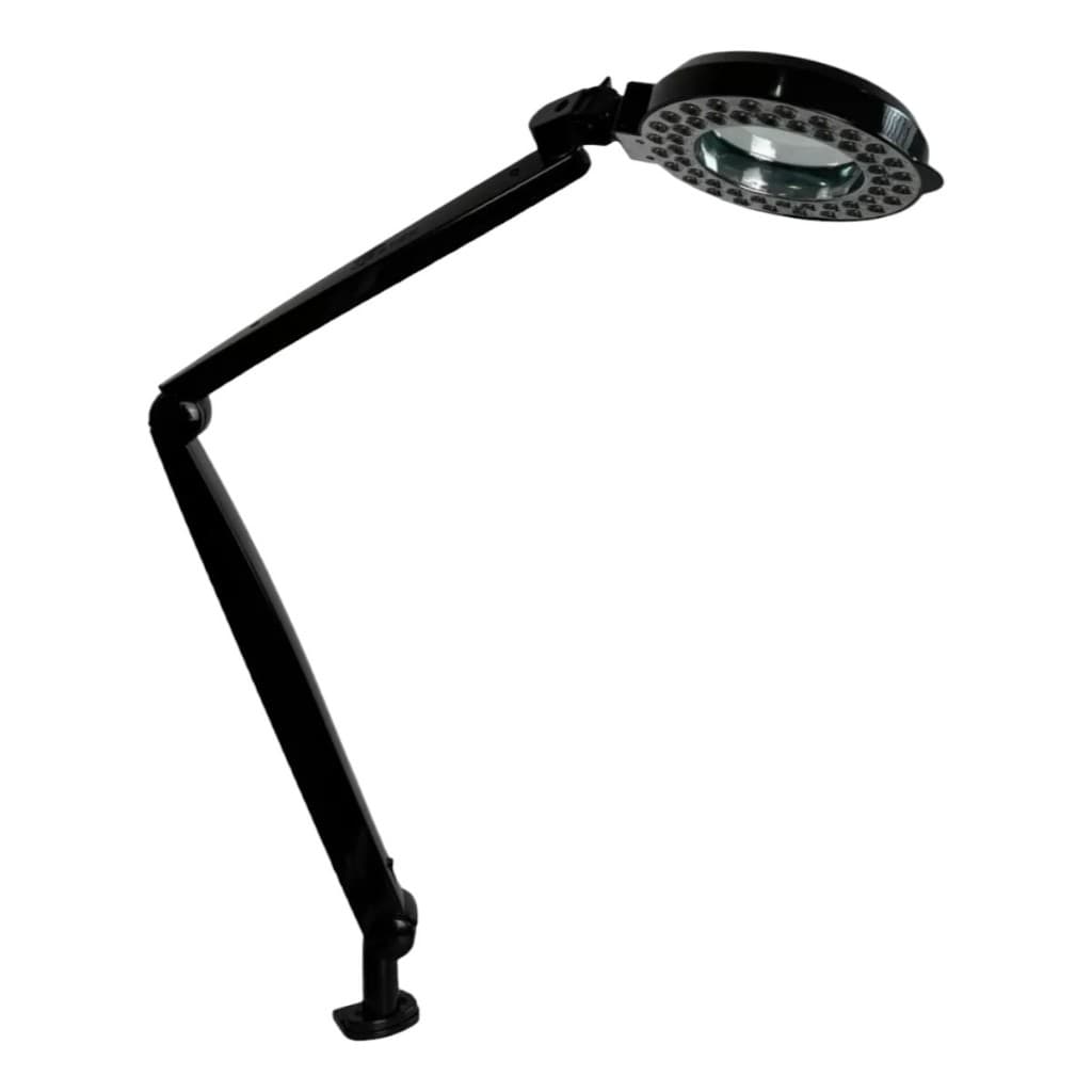 Lupa 4x Luminária Led Luz Ultra Light Apoio Articulável Manicure Apoio Mesa Autovolt Estek