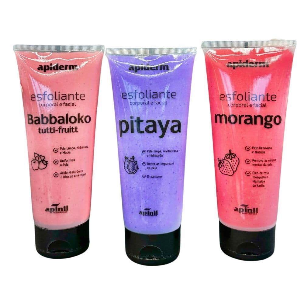 Hidratante Skin Care Esfoliante Corpo e Rosto - Esfoliante Facial Apinil