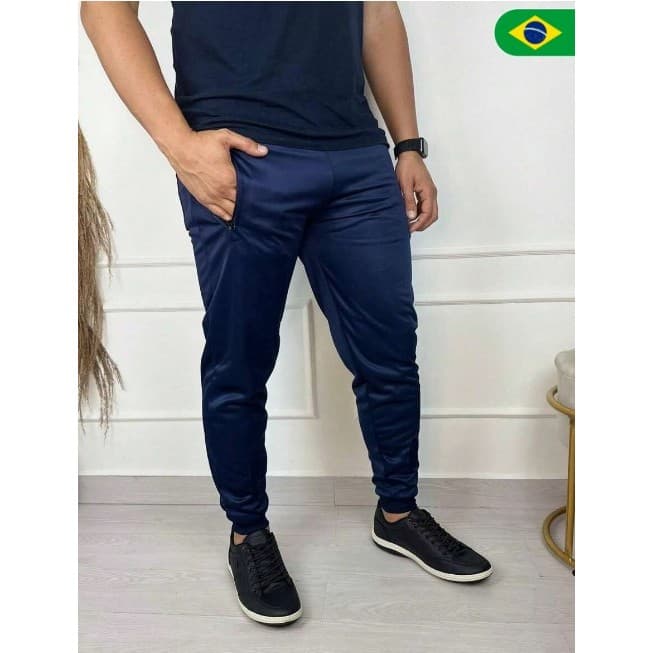 Calça Jogger Masculina  C/ Punho Lycra Elastano  Calça Jogger Masculina  Peça ideal para curtir a estação com muito esti