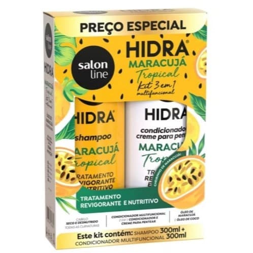 Shampoo e Condicionador Hidra - Maracujá - Salon Line