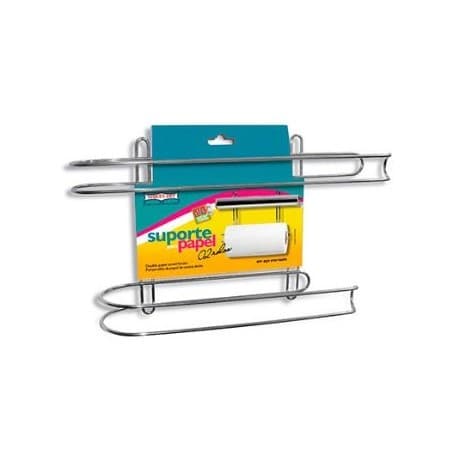 Porta Papel Toalha Suporte de Parede Porta Papel Alumínio Plástico Filme PVC Organizador de Cozinha com ventosa