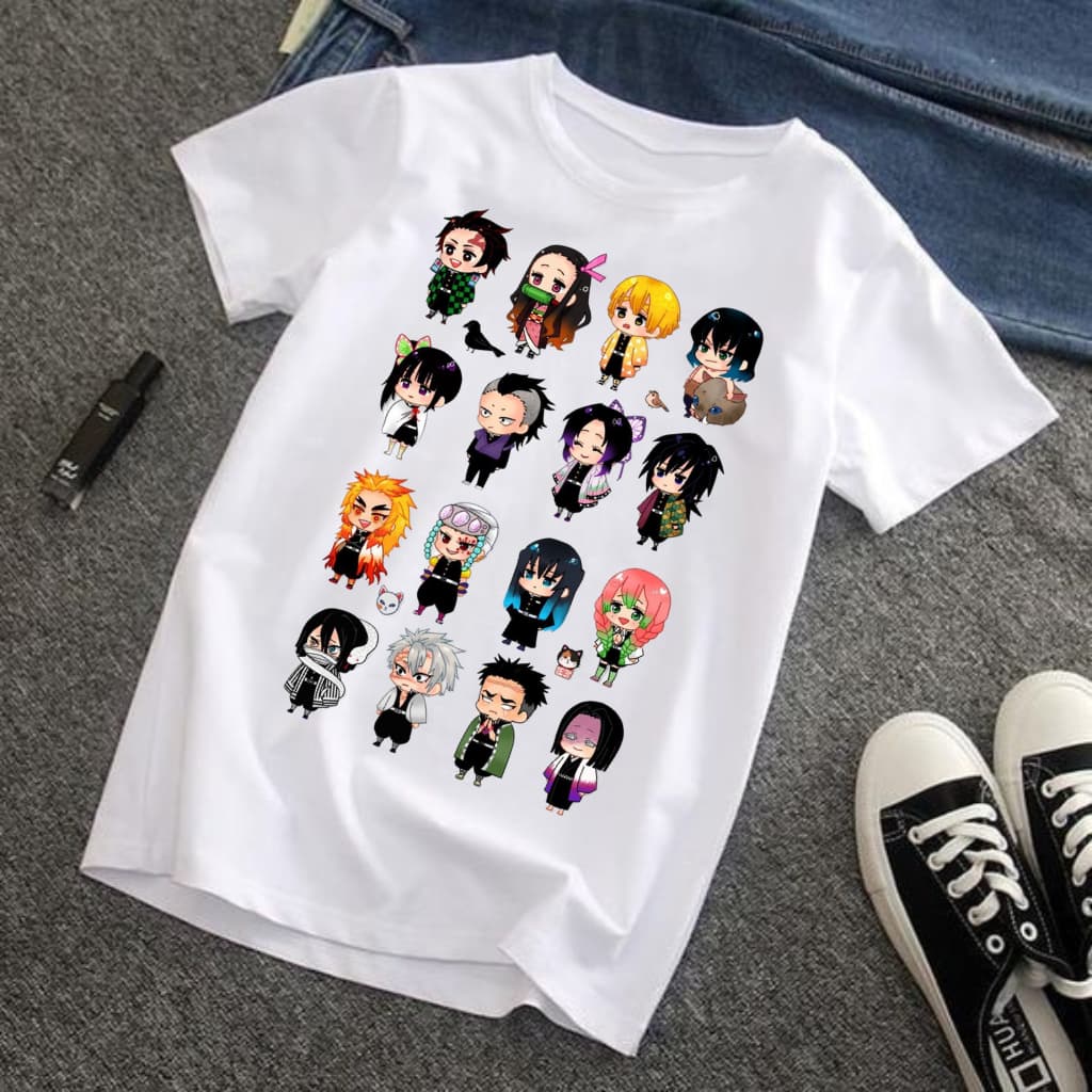 CAMISA CAMISETA UNISSEX DEMON SLAYER KIMETSU NO YAIBA ANIME JAPONES NEKUZO  INFANTIL JUVENIL