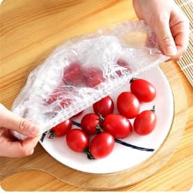 Embalagem de Alimentos Capa Elástica 100 Unidades