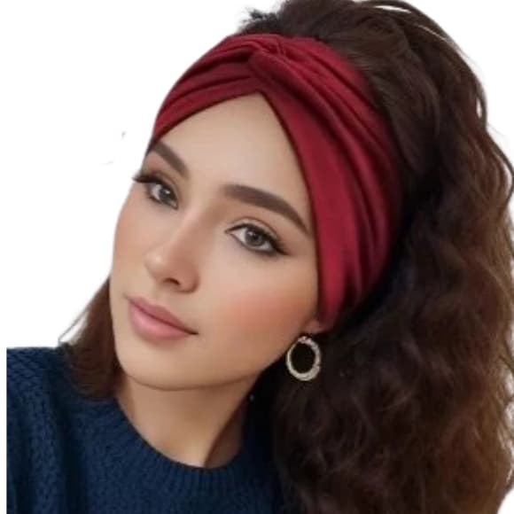 Faixa Para Cabelo Turbante Tiara Headband Skincare Afro Cacheado Liso  Headband Testeira Tiara
