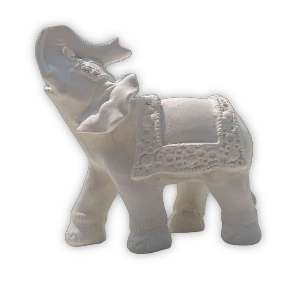 Elefante Indiano Gesso Cru 13cm