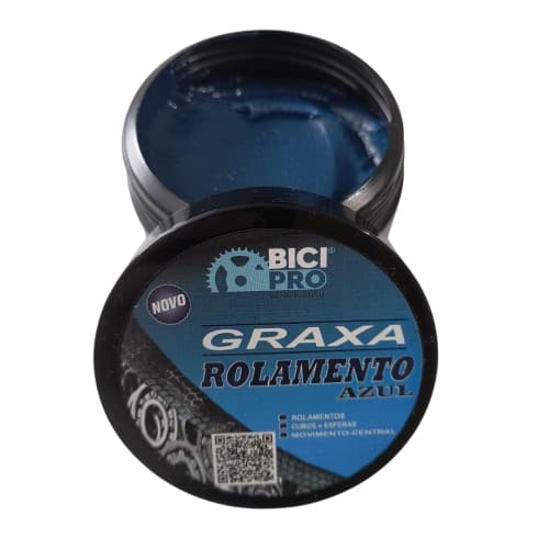 BICIPRO GRAXA ROLAMENTO AZUL USO GERAL EM ROLAMENTOS CUBOS E RODAS DE BICICLETAS E MOTOS
