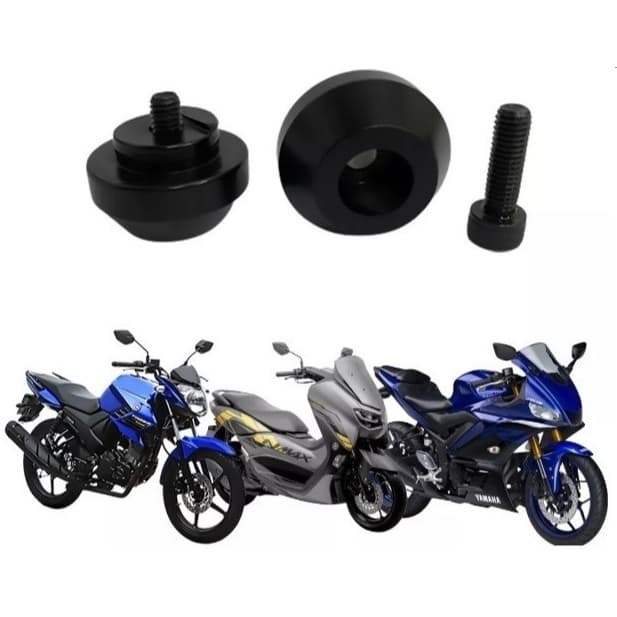 Par de Pesos De Guidão Fazer 150 2013 em diante/ Nmax 160 2016 em diante /R3 2015 em diante Mod. Original Preto