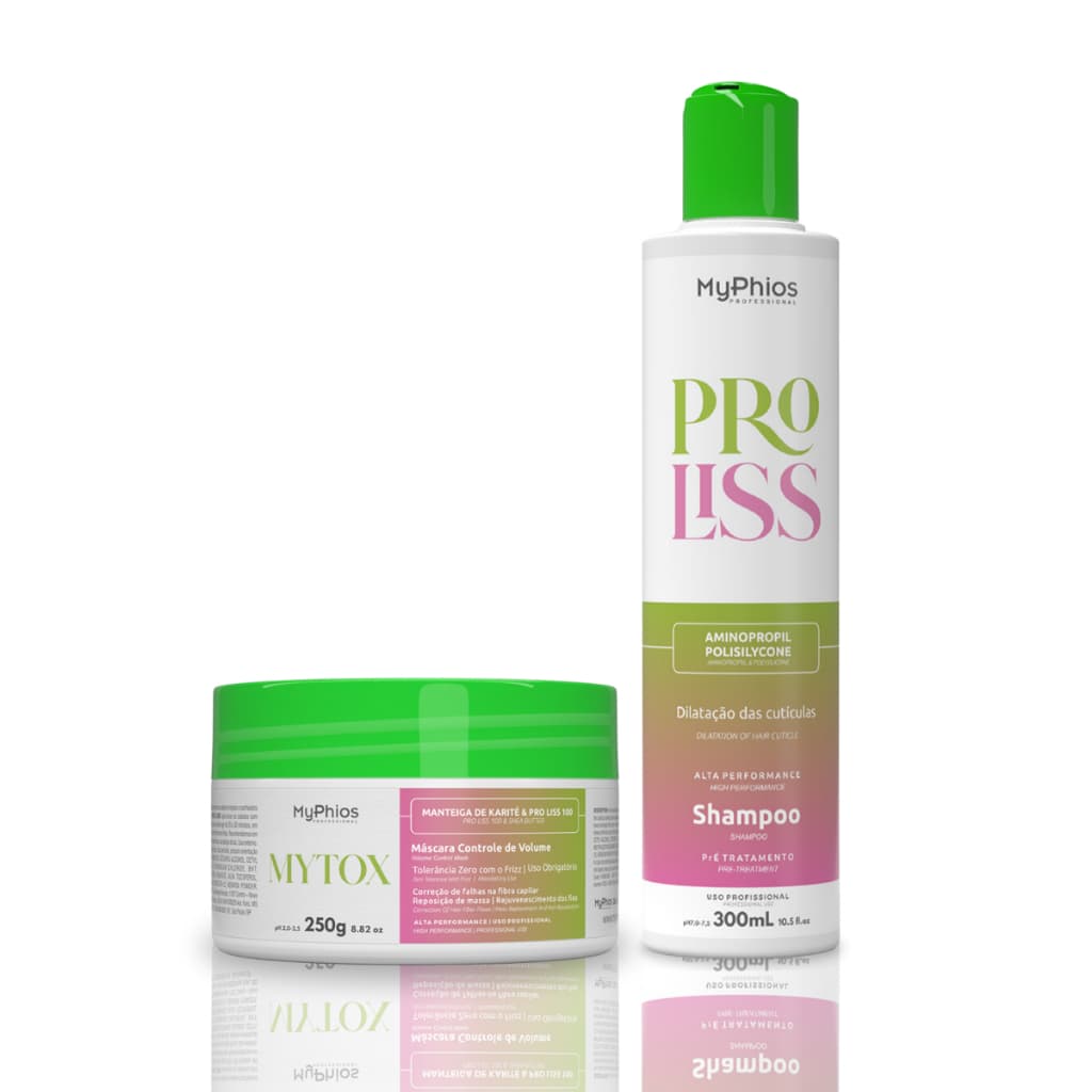 Shampoo Antiresiduo 300 ml + mytox  250g MyPhios