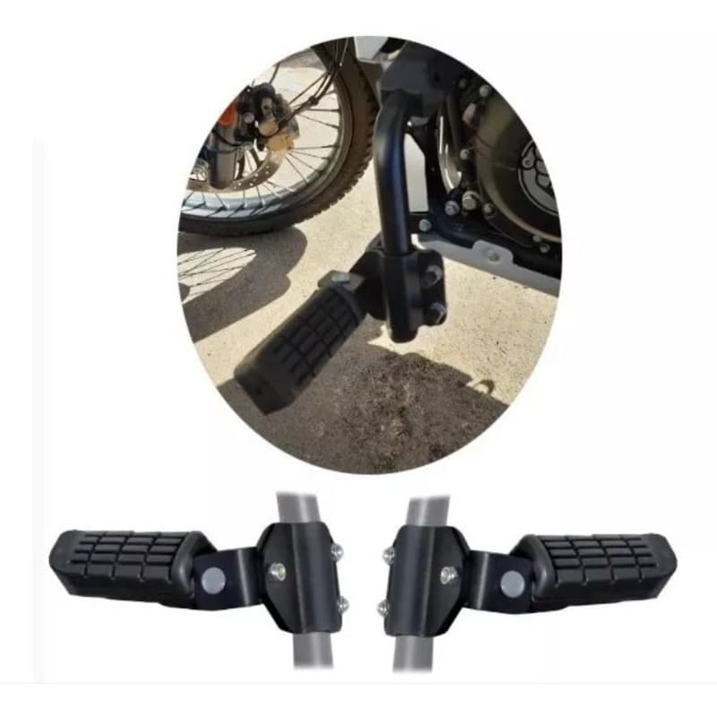 Pedaleira Universal Protetor Motor Mata Cachorro Moto Cb Xt