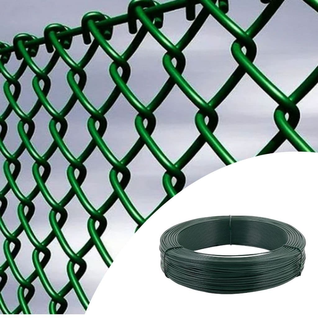 Rolo 1kg de arame galvanizado revestido em PVC BWG 12'' 14'' 16'' 18'' 20'' para tela cerca gesso