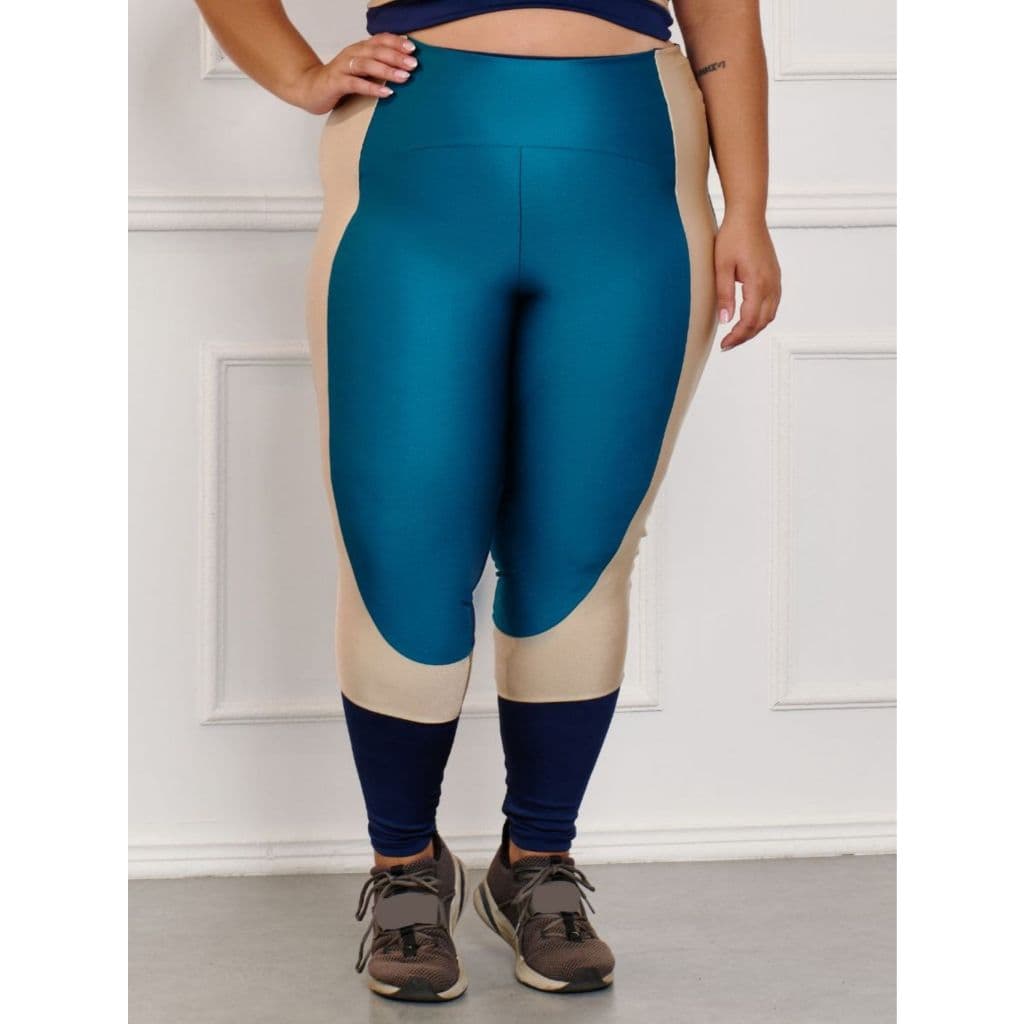 Calça Legging Brilhosa Plus Size 11199