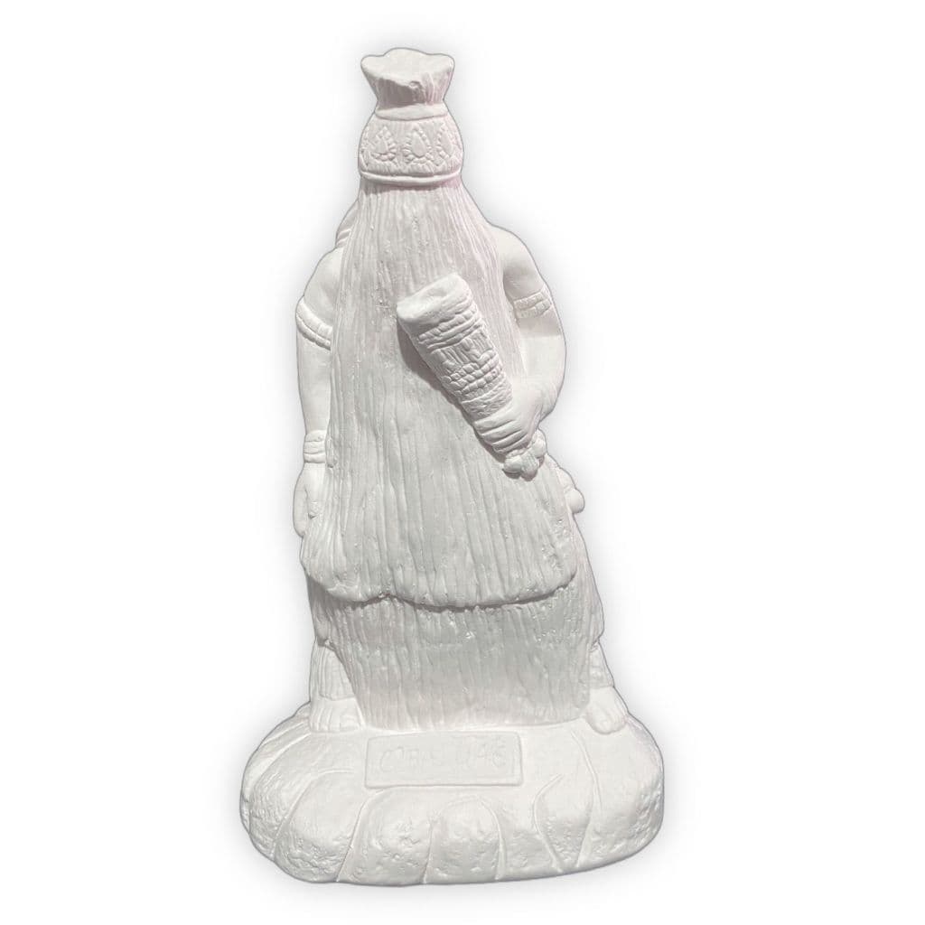 Obaluaê Umbanda 21cm em Gesso Cru