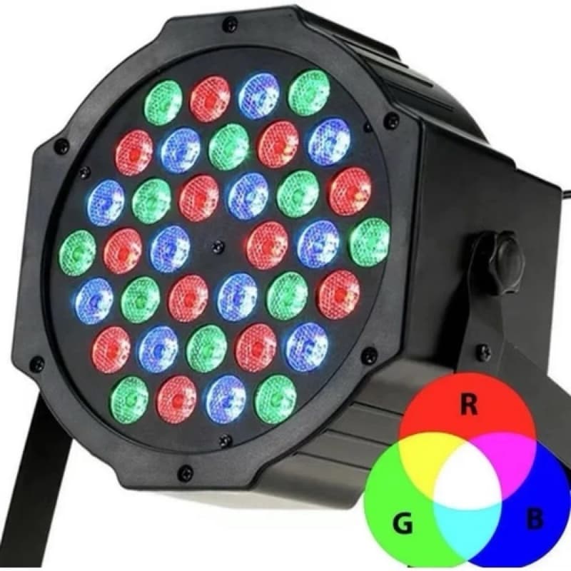 Led Projetor Canhão Rgbw 36 Leds Dmx Bivolt Lk-362