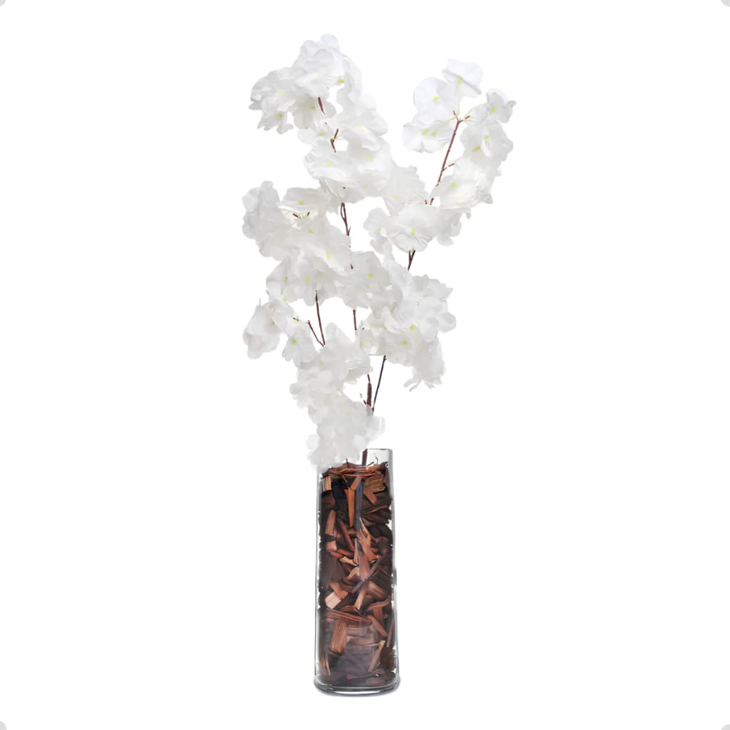Flor De Cerejeira Artificial Arranjo de Planta Decorativa