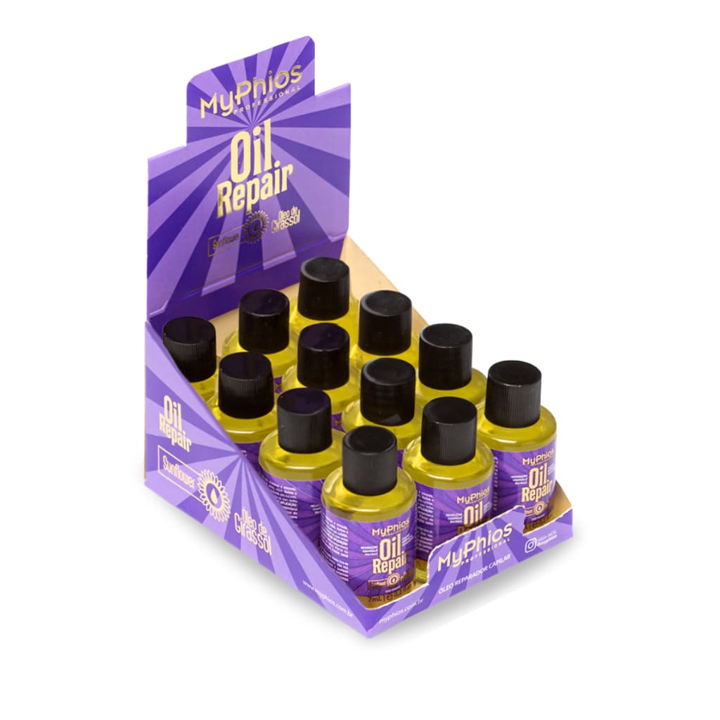 Óleo Reparador de Pontas Sunflower Display 12 und  x 7 ml MyPhios