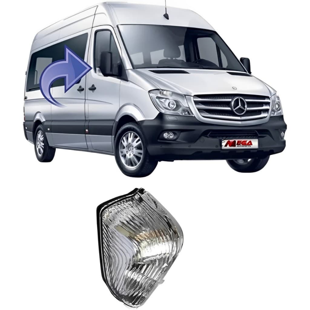 Pisca Retrovisor Mercedes Benz Sprinter 2013 À 2019