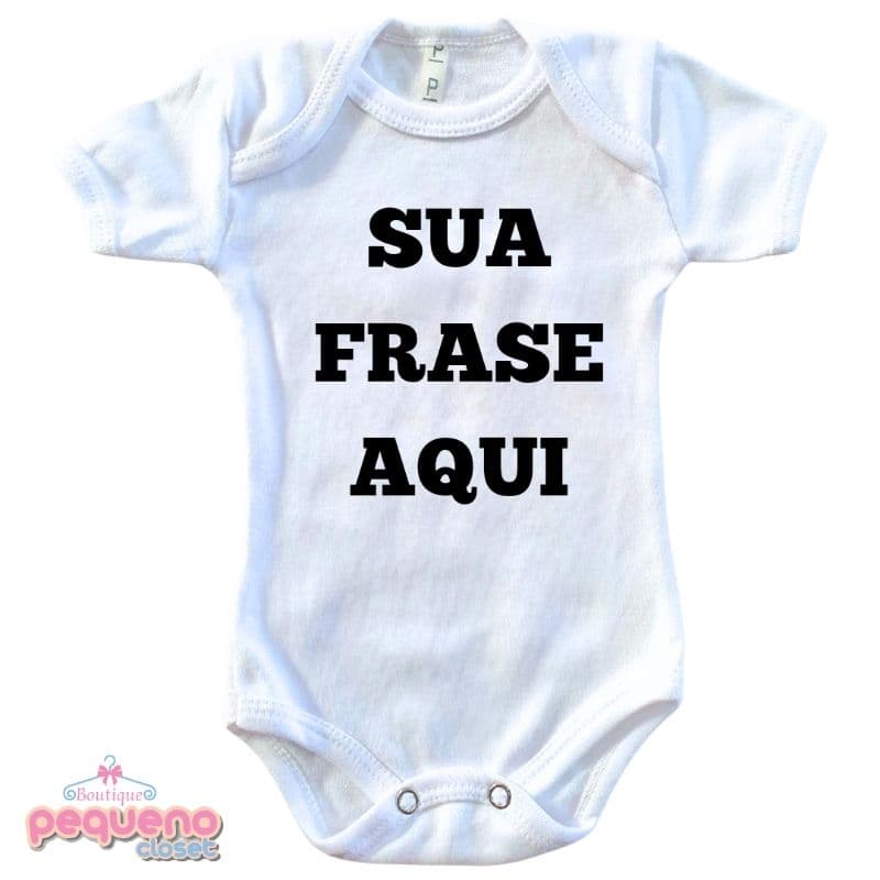 Body Personalizado Bebê Infantil Frases e Estampas