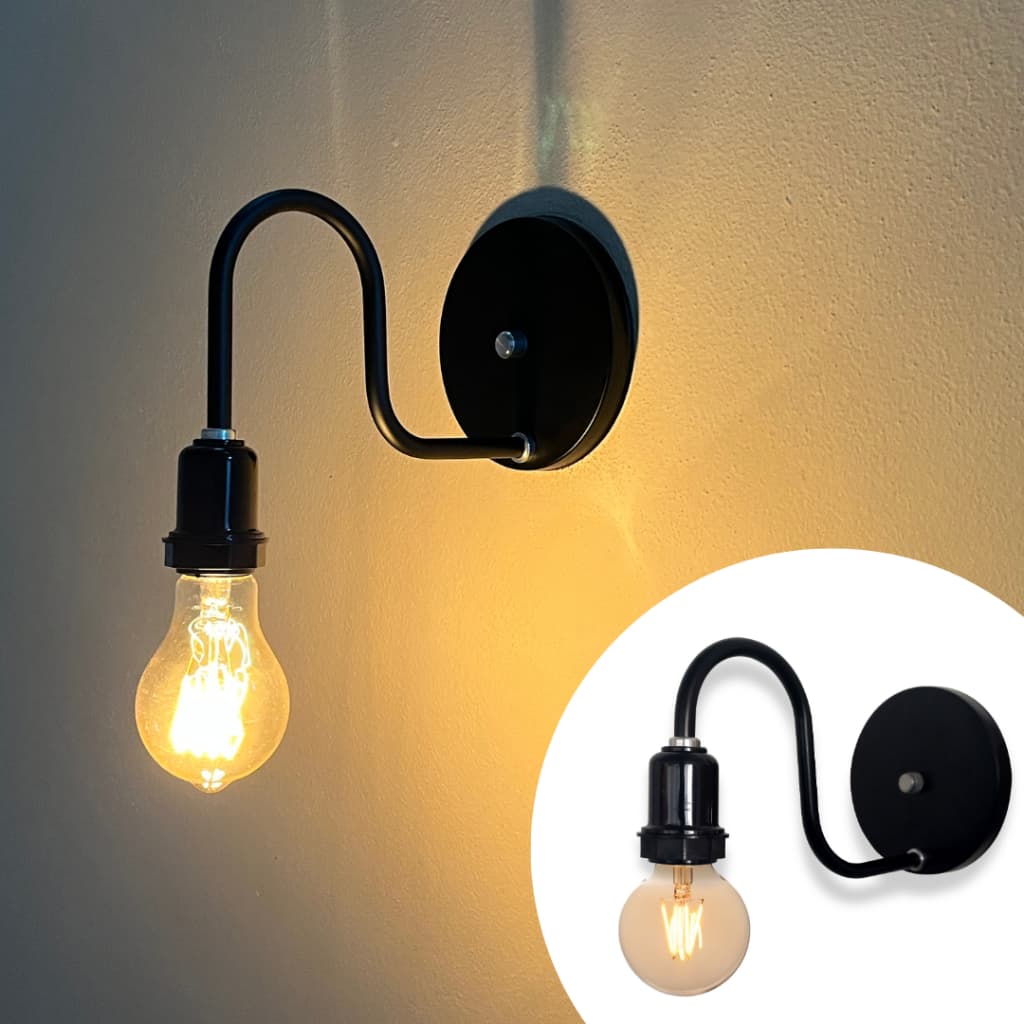 Arandela Abajur Retrô de Cabeceira Bivolt 110/220 Alumínio Colonial Bocal Simples - ABF Luminárias