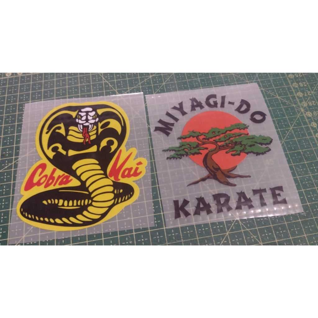 Adesivo Têxtil Termocolante Karatê Kid Miyagi-do e/ou Cobra Kai Fácil aplicação com ferro de passar roupa