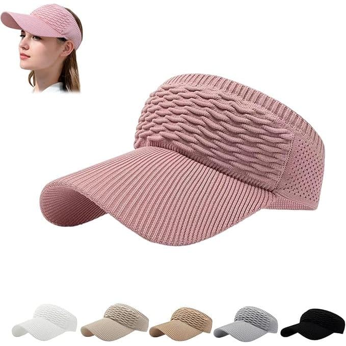 kit 100 Chapéu/Boné Feminino Viseira Respirável De Aba Longa