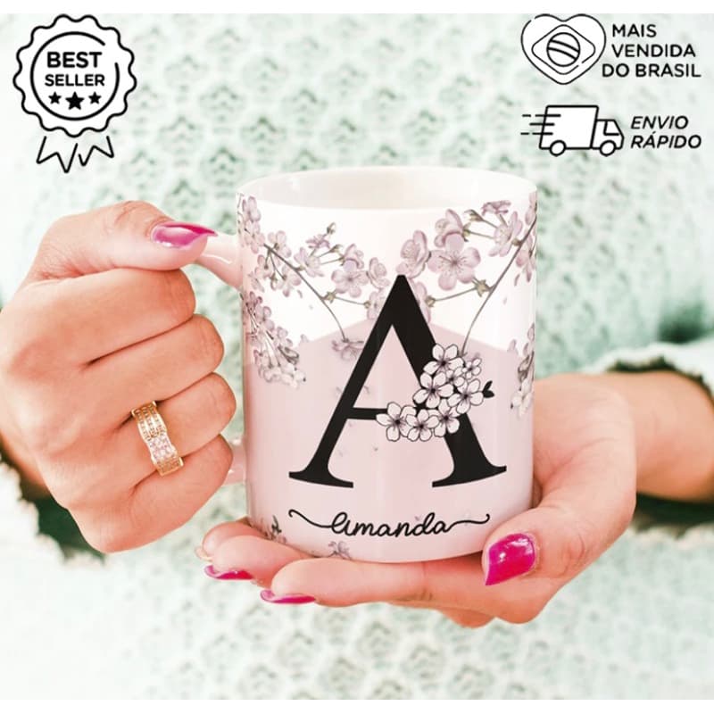 Caneca personalizada com nome